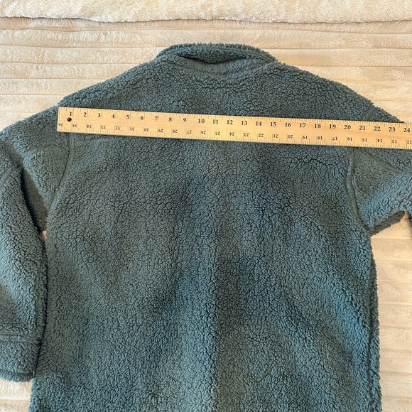 32 Degrees Teddy Bear Fleece Sherpa Button Oversized Shirt - Picture 8 of 9